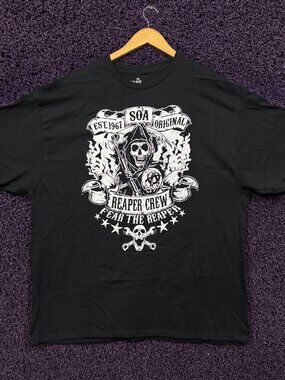 Sons of Anarchy Reaper Crew SOA Fear The Reaper T-Shirt 2XL